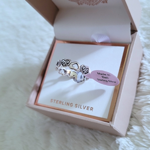 Annika Witt Sterling Silver🤍 Eternal♾️ Hearts💕 Ring💍 - NIB - Picture 2 of 15